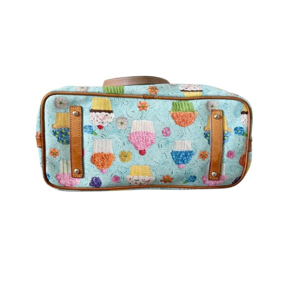 Dooney & Bourke Cupcakes Tote Blue - Picture 4 of 12